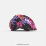 enfants casque de voyou fleuri noir mat 2422481485 Giro - Image 3