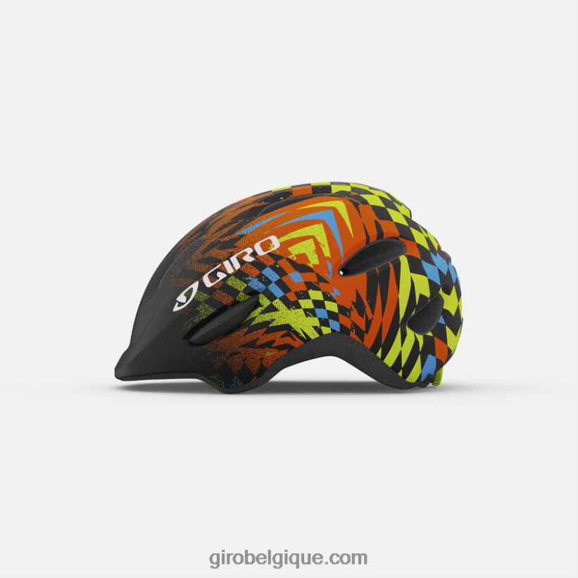 enfants casque de voyou fondu à carreaux noir mat 2422481484 Giro - Image 2