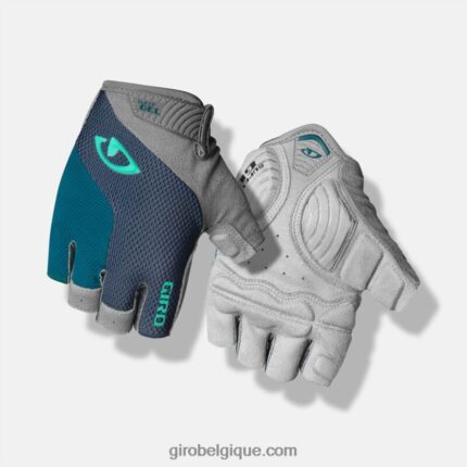 femmes gant strada massa supergel port bleu/sarcelle hurlante 2422481367 Giro