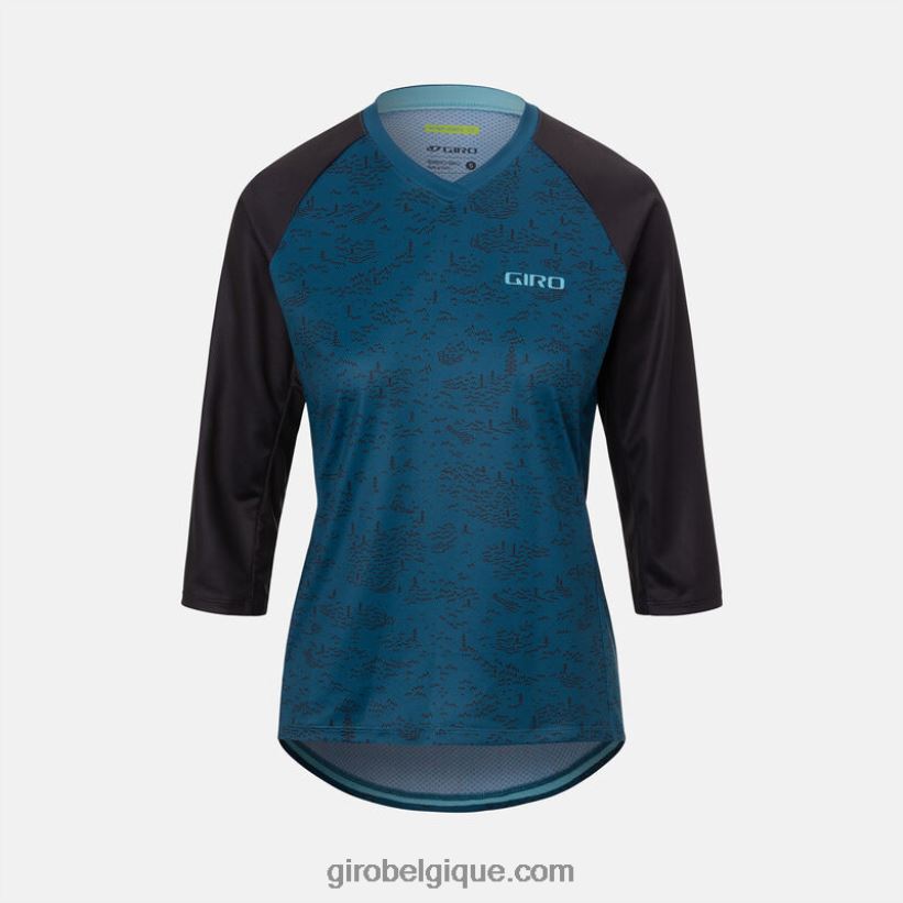 femmes_maillot_3_4_rouille_eboulis_bleu_du_port_2422481254_giro.jpg femmes maillot 3/4 rouille éboulis bleu du port 2422481254 Giro - Image 1