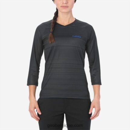 femmes maillot 3/4 rouille lignes noires 2422481251 Giro