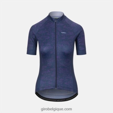 femmes maillot chrono sport éboulis bleu nuit 2422481237 Giro