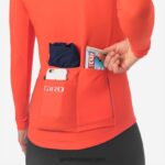 femmes maillot chrono thermique ls vermillon 2422481249 Giro - Image 4