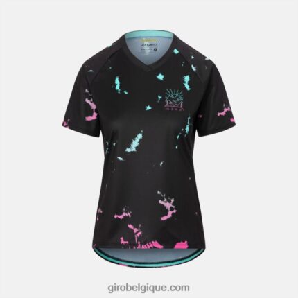 femmes maillot rouille teinture de glace noire 2422481295 Giro