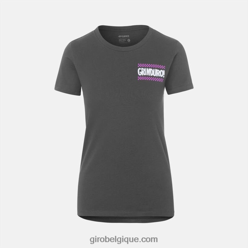 femmes_t_shirt_technique_manches_courtes_gris_grinduro_242248915_giro.jpg femmes t-shirt technique - manches courtes gris grinduro 242248915 Giro - Image 1