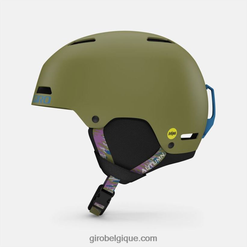 hommes_casque_ledge_mips_vert_dautomne_mat_24224845_giro.jpg Hommes casque ledge mips vert d'automne mat 24224845 Giro - Image 1