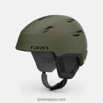 Hommes casque sphérique à grille vert sillage mat 242248355 Giro - Image 2