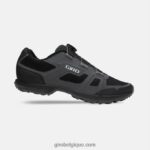 Hommes chaussure boa jauge ombre foncée/noir 24224887 Giro