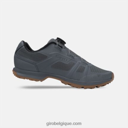Hommes chaussure boa jauge portaro gris/gomme 242248536 Giro