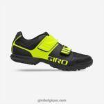 Hommes chaussure de berme couvercle noir/vert citron 242248180 Giro