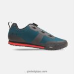 Hommes chaussure de suivi port bleu/rouge vif 242248249 Giro