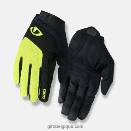 Hommes gant bravo gel lf surbrillance jaune 242248785 Giro