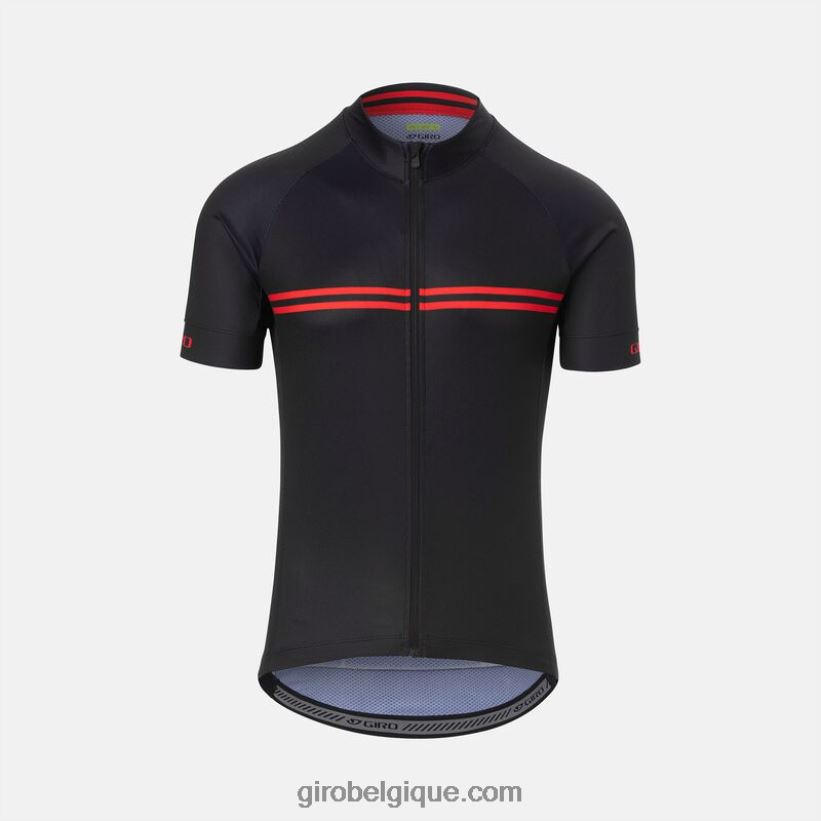 hommes_maillot_chrono_sport_bande_classique_noire_rouge_242248724_giro.jpg Hommes maillot chrono sport bande classique noire/rouge 242248724 Giro - Image 1
