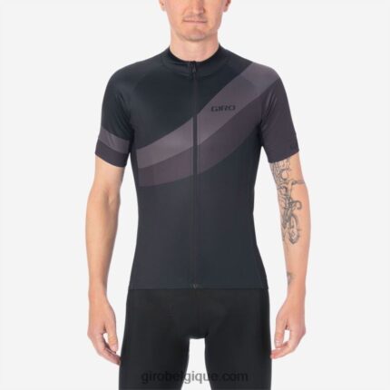 Hommes maillot chrono sport rendu noir 242248151 Giro