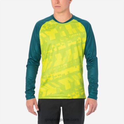 Hommes maillot ls roust fanatique du citron vert 242248736 Giro