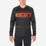 Hommes maillot ls roust noir/rouge hypnotique 242248735 Giro