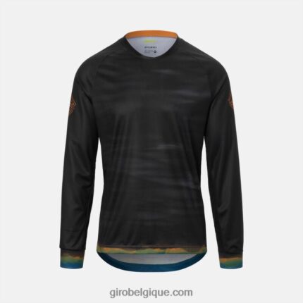 Hommes maillot ls roust tour chaud noir 242248732 Giro