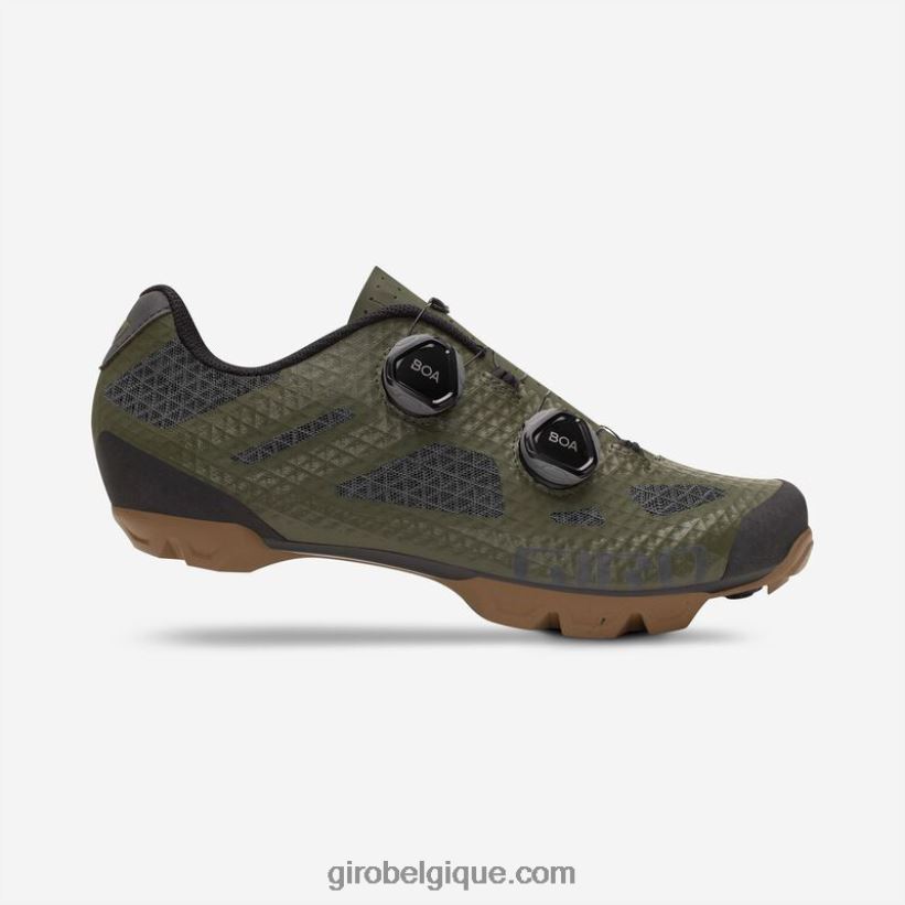 hommes_secteur_chaussure_olive_gomme_242248542_giro.jpg Hommes secteur chaussure olive/gomme 242248542 Giro - Image 1