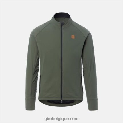 Hommes veste isolée en cascade sentier lumineux vert 242248213 Giro