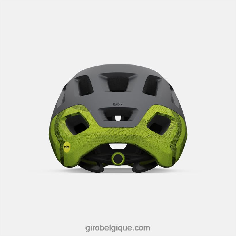 unisexe casque radix mips noir métallisé mat/ano lime 242248627 Giro - Image 4