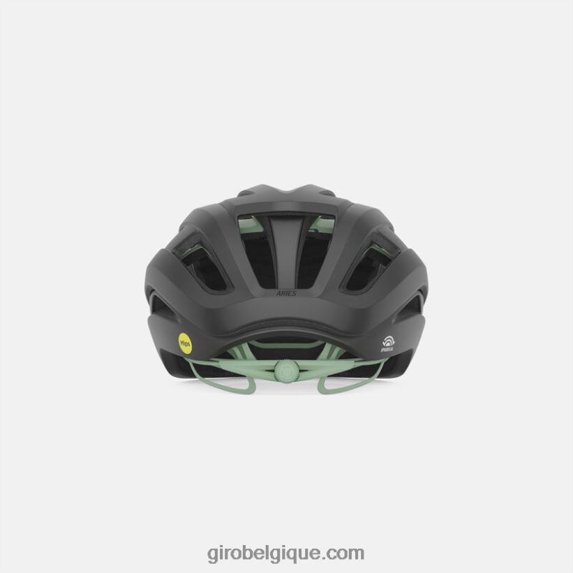 unisexe casque sphérique aries charbon métallisé mat/vert sidéral 24224821 Giro - Image 4