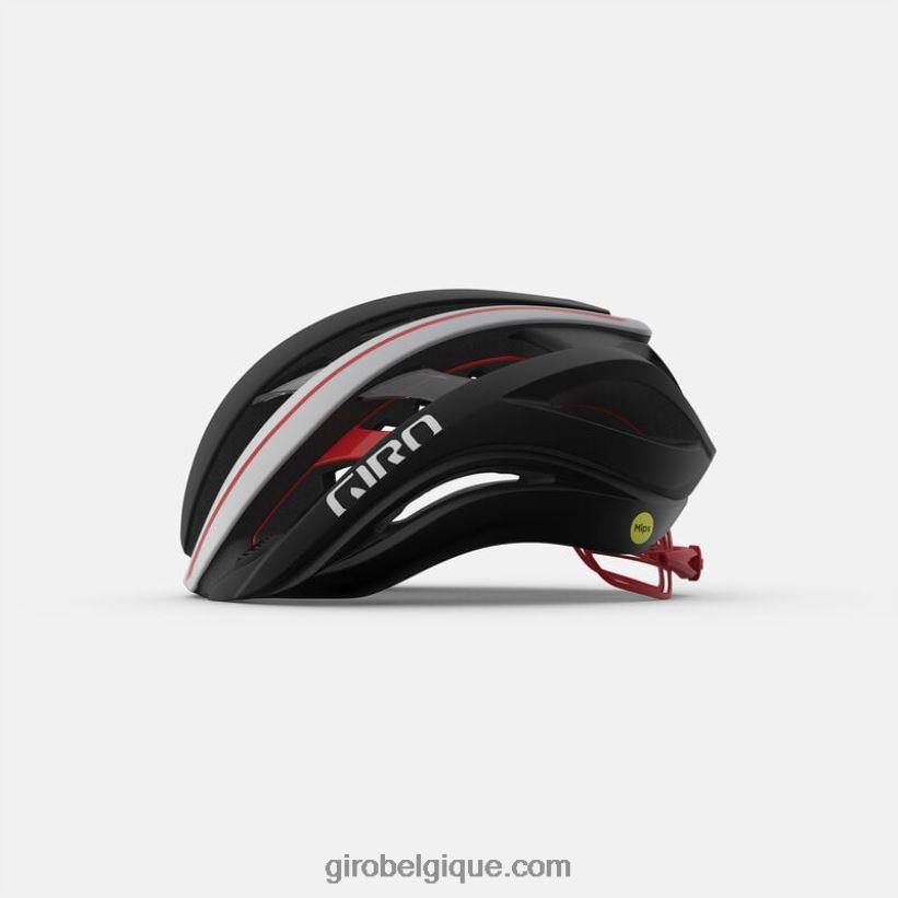 unisexe casque sphérique d'éther noir mat/blanc/rouge vif 242248268 Giro - Image 2