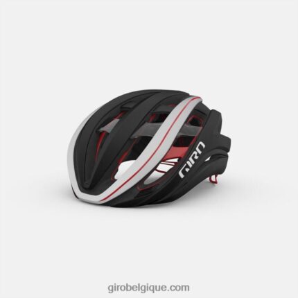 unisexe casque sphérique d'éther noir mat/blanc/rouge vif 242248268 Giro