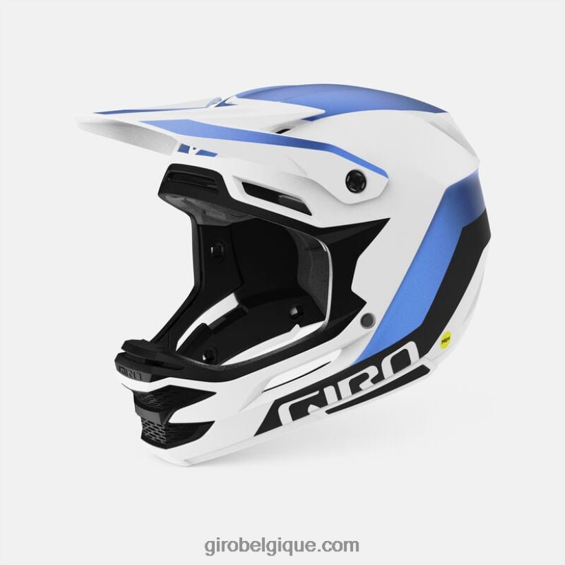 unisexe_casque_spherique_insurge_blanc_mat_bleu_ano_242248263_giro.jpg unisexe casque sphérique insurgé blanc mat/bleu ano 242248263 Giro - Image 1