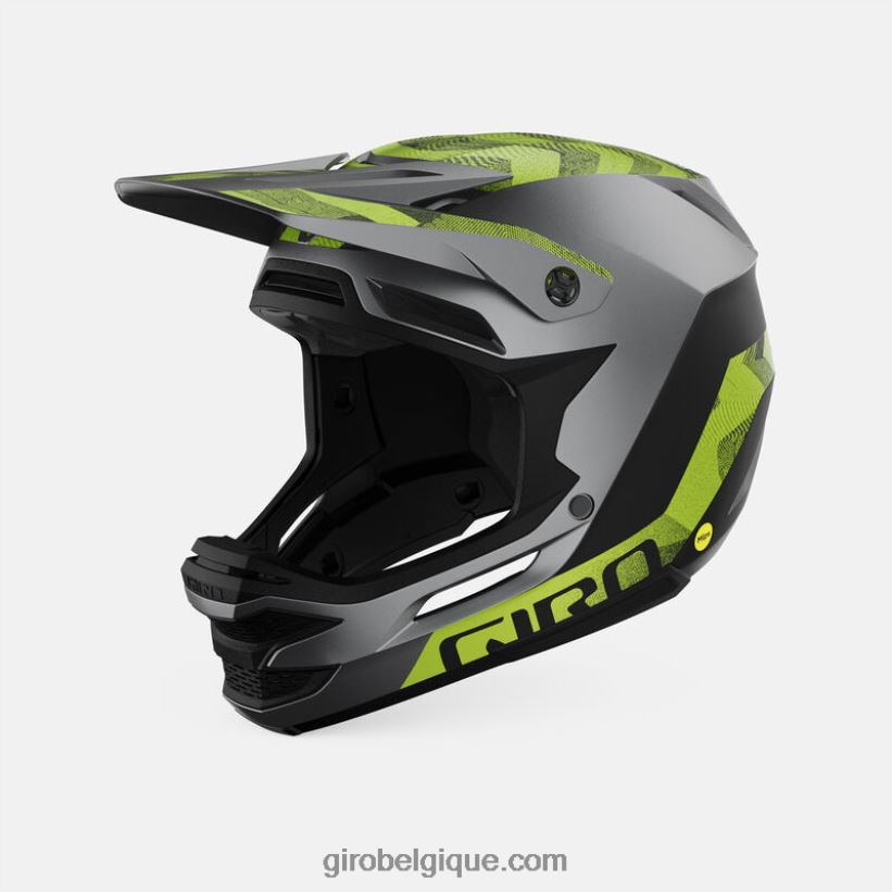 unisexe_casque_spherique_insurge_noir_metallise_mat_ano_lime_242248262_giro.jpg unisexe casque sphérique insurgé noir métallisé mat/ano lime 242248262 Giro - Image 1