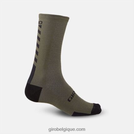 unisexe chaussette en laine mérinos hrc+ mil spec olive/noir 242248914 Giro