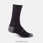 unisexe chaussette en laine mérinos hrc+ noir/anthracite 242248190 Giro