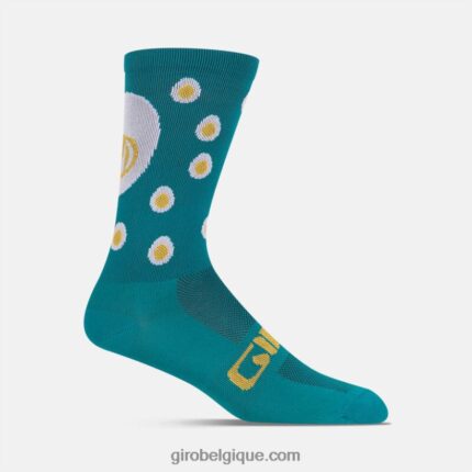 unisexe chaussette taille haute comp racer œufs bleus du port 242248795 Giro