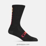 unisexe chaussettes saisonnières en laine mérinos hyperglitch noir 242248189 Giro